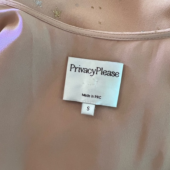 Privacy Please star print maxi wrap dress size S - Picture 4 of 4